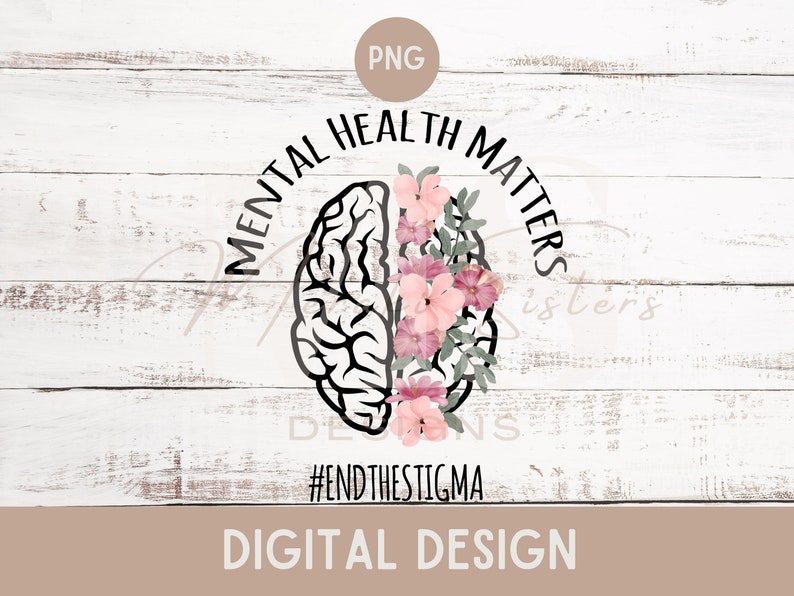 Mental Health Matters PNG: PNG, Clipart, Sublimation - Etsy