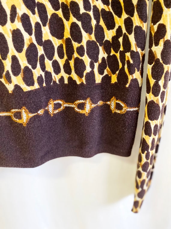 Blumarine Blugirl Angora Spotted Bedazzled Cardig… - image 8