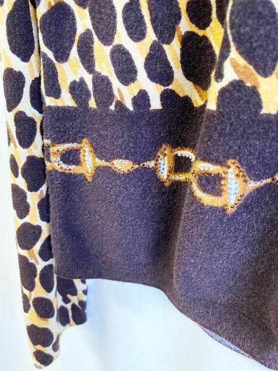 Blumarine Blugirl Angora Spotted Bedazzled Cardig… - image 7