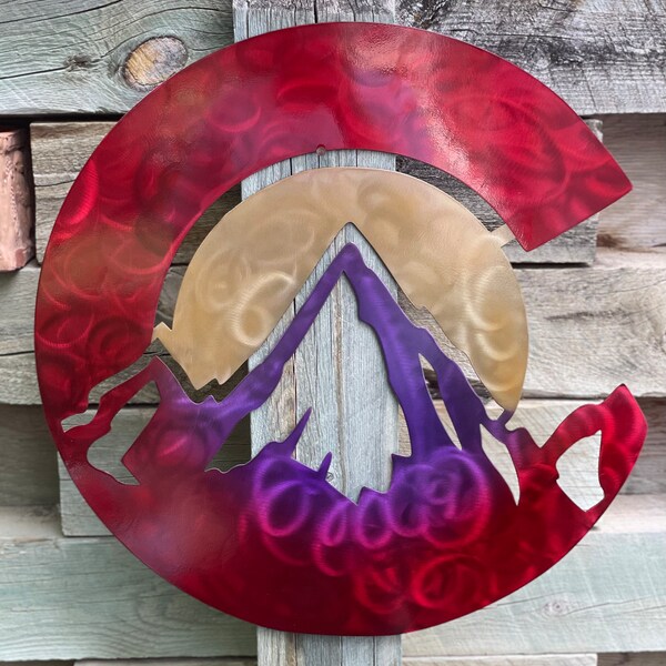 Colorado Metal Wall Art Etsy