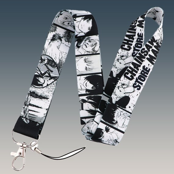 Chainsaw Man Anime Lanyards Assorted Anime Gift Chainsaw Etsy