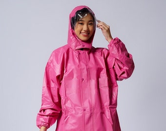 Raincoat complete with jacket and trousers AXIO, made of rubber with pressed seams, not easy to leak and durable