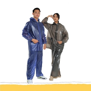 Thick Rubber Rainwear Etsy UK