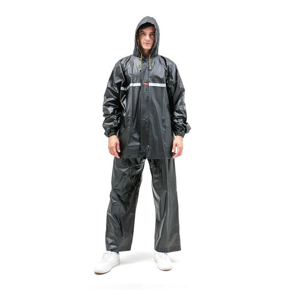 Sumo size Tiger Head raincoat pants made from elastic rubber pressed seams not easy to leak