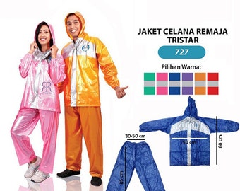 Tristar 727 jacket pants raincoat 100% waterproof, tristar suit raincoat