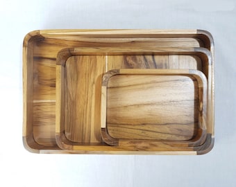 Premium teak wood tray