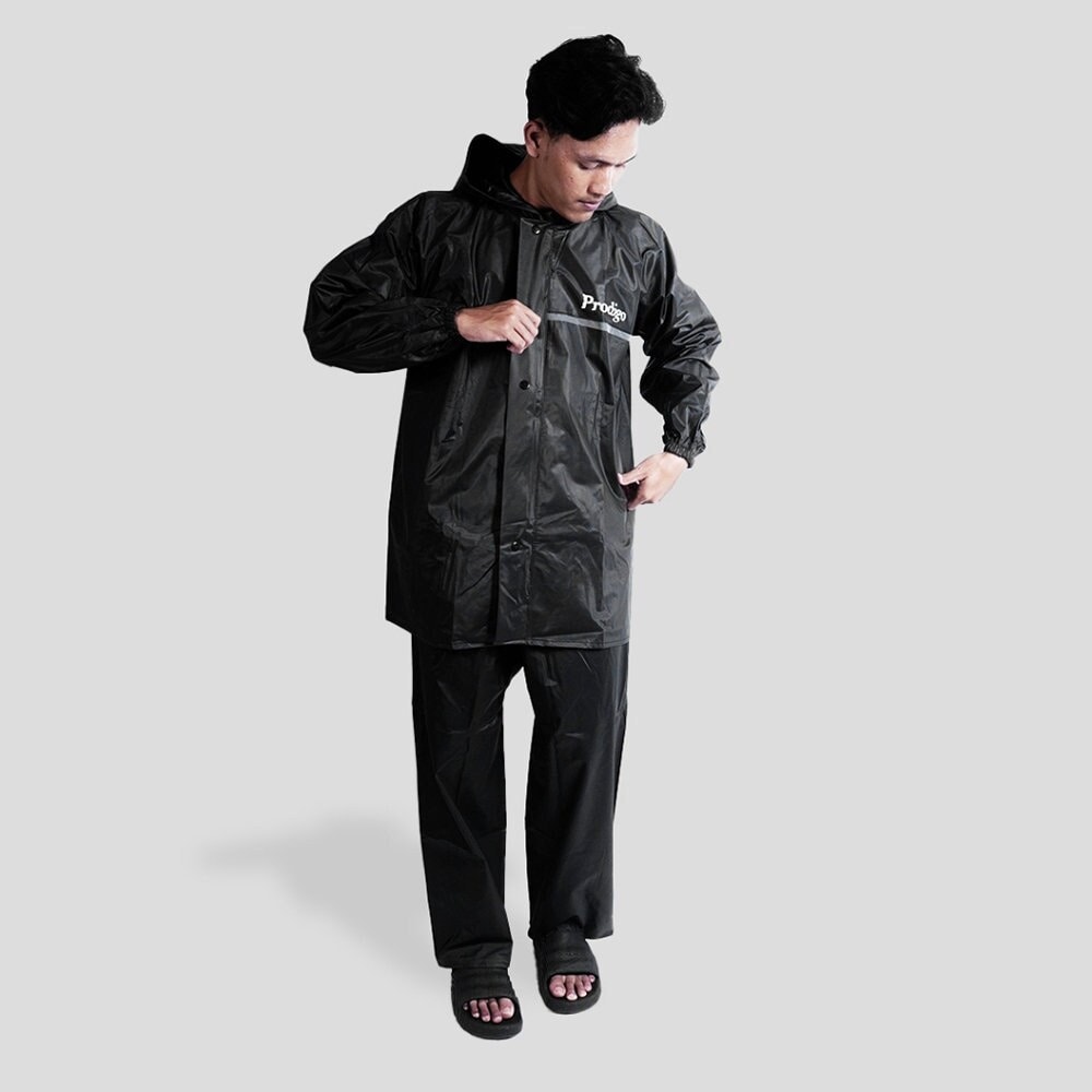 Rubber Gummi Regenanzug Herren Gummi Regenjacke Gummijacke Herren