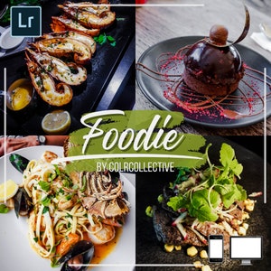 12 Foodie Lightroom Presets, Mobile and Desktop, Photo Editing Filter, Food Lovers, Food Photography, Blogger, Instagram Influencer, Subtle