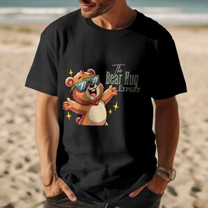 The Bear Hug Expert T-Shirt Professional Hugger Cute Adult Teddy Bear Lover Gift Fun Animal Tees