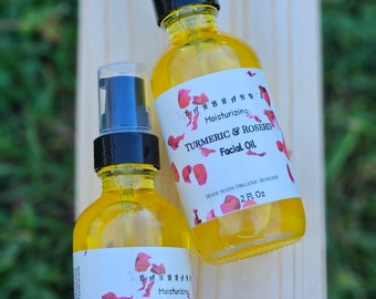 Turmeric & Rosehip Facial Oil (Organic Materials)
