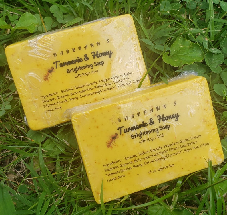 Turmeric & Honey Soap W/kojic Acid Etsy