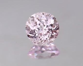 AAA 7x7 MM Top Quality  Pink Morganite Round Brilliant Cut,Excellent Prime Quality Gemstone For All Kind Of Jewellery