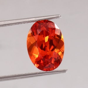 AAA Top Quality Ceylon Fanta Orange Sapphire Loose Oval Cut Gemstone,Excellent Genuine Quality Gemstone For Ring & Jewellery
