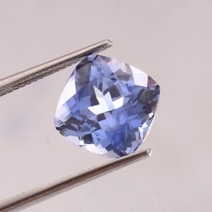 AAA 11 x 11 MM Top Quality Ceylon  Blue Sapphire Loose Cushion Cut,Excellent Prime Quality Gemstone For All Kind Of Jewellery