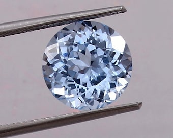 AAA Top Grade Brazilian Aquamarine Loose Round Cut,Excellent Genuine Quality Gemstone For All Kind Of Jewellery 9x9 mm