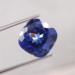 AAA 12x12 MM Top Quality Ceylon Blue Sapphire Loose Cushion Cut,Excellent Prime Quality Gemstone For All Kind Of Jewellery