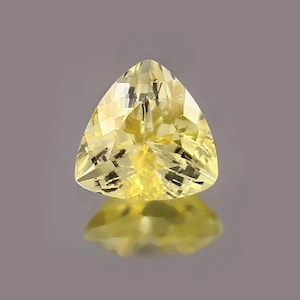 AAA 9x9 MM Top Quality Ceylon Yellow Sapphire Loose Trillion Brilliant Cut,Excellent Prime Gemstone For All Kind Of Jewellery