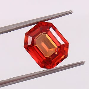 AAA Top Quality Ceylon Fanta Orange Sapphire Loose Radiant Cut Gemstone,Excellent Prime Quality Gemstone For Ring & Jewellery 12x10 MM