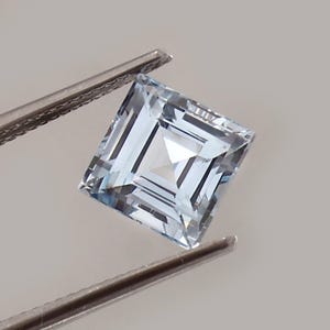 AAA Top Grade Brazilian Aquamarine Loose Square Cut , Excellent Prime Quality Gemstone For All Kind Of Jewellery 8x8 MM