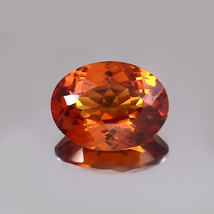 AAA  Top Quality Ceylon Fanta Orange Sapphire Loose Oval Cut Gemstone,Excellent Prime Quality Gemstone For Ring & Jewellery 12x10 MM