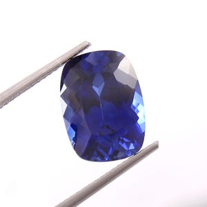 AAA Top Quality Ceylon Blue Sapphire Loose Cushion Cut,Excellent Prime Quality Gemstone For All Kind Of Jewellery 12x9 MM