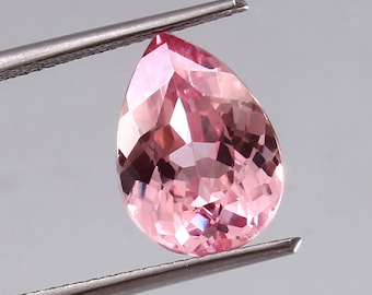 AAA Top Quality Pink Morganite Pear Brilliant Cut,Excellent Prime Quality Gemstone For All Kind Of Jewellery 9 x 6 MM