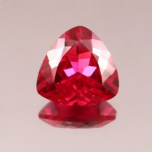 AA8x8 MM Top Quality Mozambique Pegion Red Ruby Loose Trillion Cut Gemstone,Excellent Prime Quality Gemstone For All Kind Of Jewellery