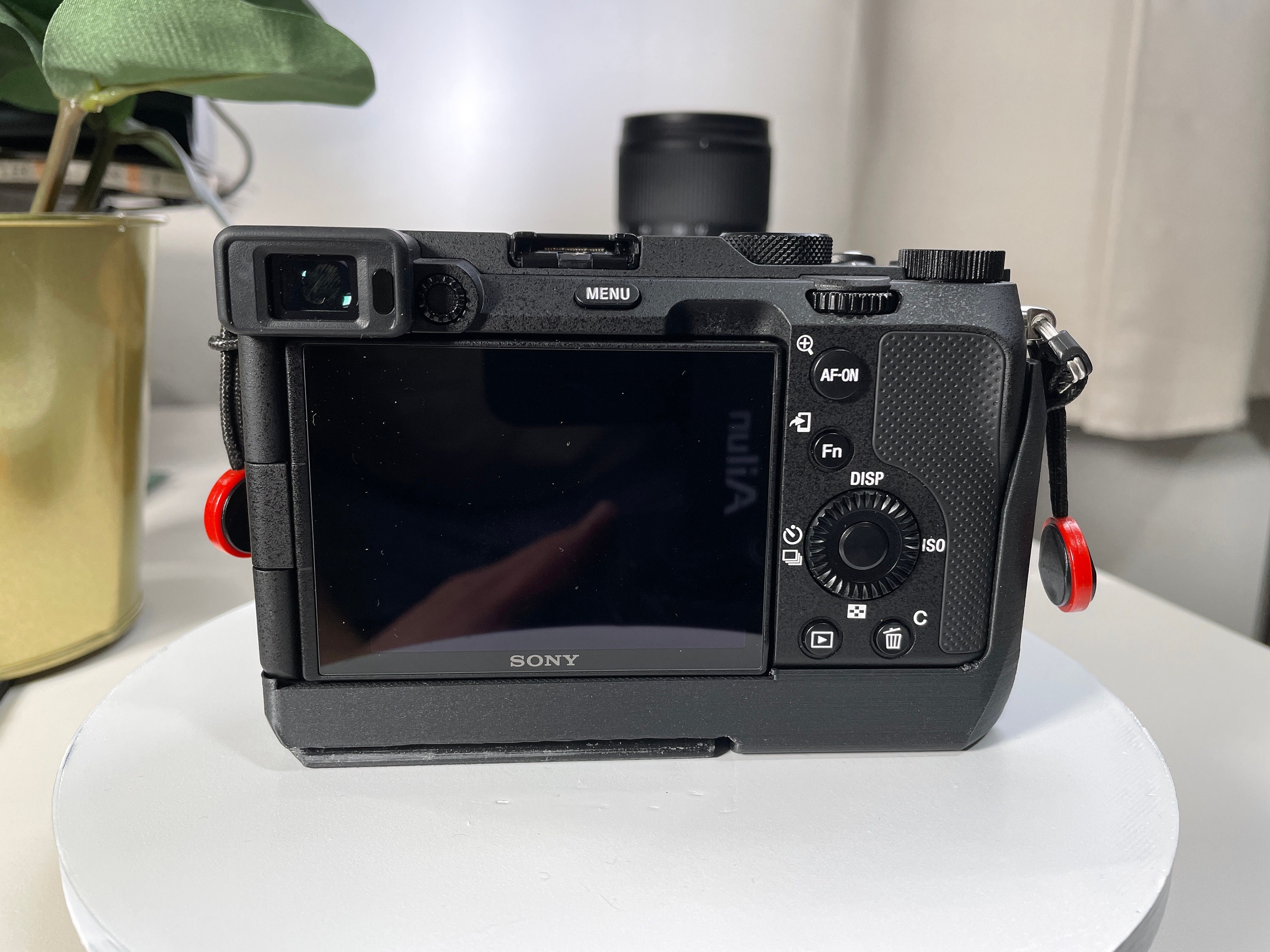 Custom Designed 3D Print Extremely Light Custom Sony A7C Camera Grip with Tripod Mount