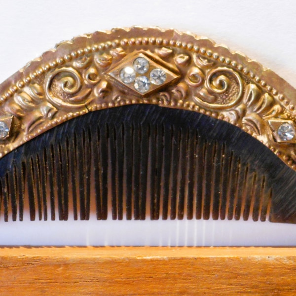 Antique Tortoise Hair Comb - Etsy