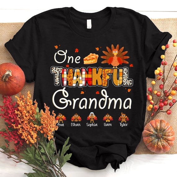 Womens One Thankful Gigi Turkey Thanksgiving Day Gigi Gifts T-Shirt Womens One Thankful Gigi Turkey Thanksgiving Day Gigi Gifts T-Shirt