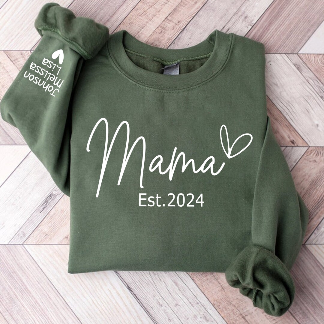 GIKHOUE Women's 'My Favorite People Call Me Memaw' Graphic Sweatshirt - Long Sleeve Crewneck Pullover For Grandma