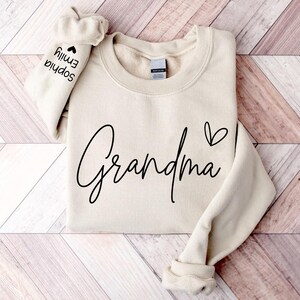 Custom Mom Grandma Est Year Sweatshirt and Hoodie, Custom Mama Sweater