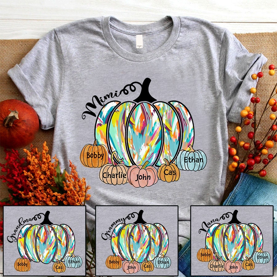 Discover Personalized Mimi Pumpkin Shirt