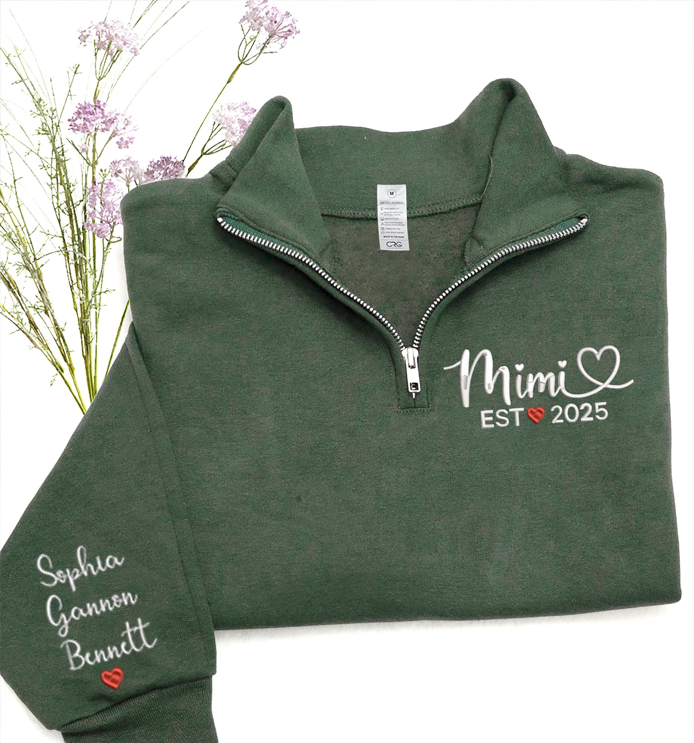 Mimi 1/4 Zip Sweatshirt - Etsy