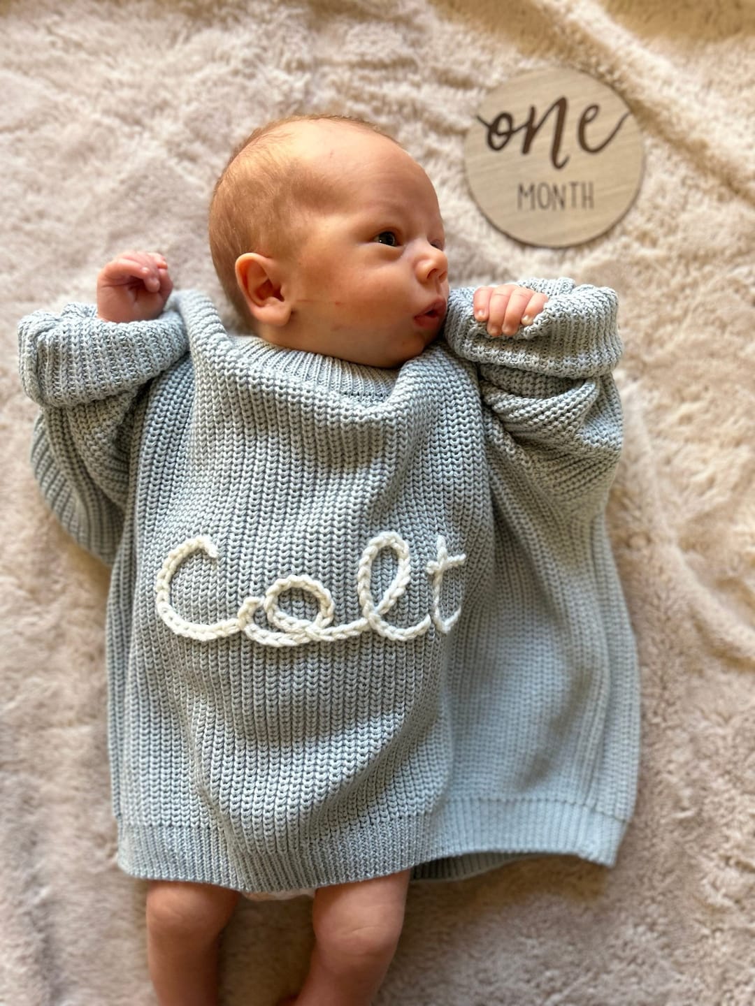 BABYL ホリデーニット【XLサイズ】 Custom Name Baby Sweater