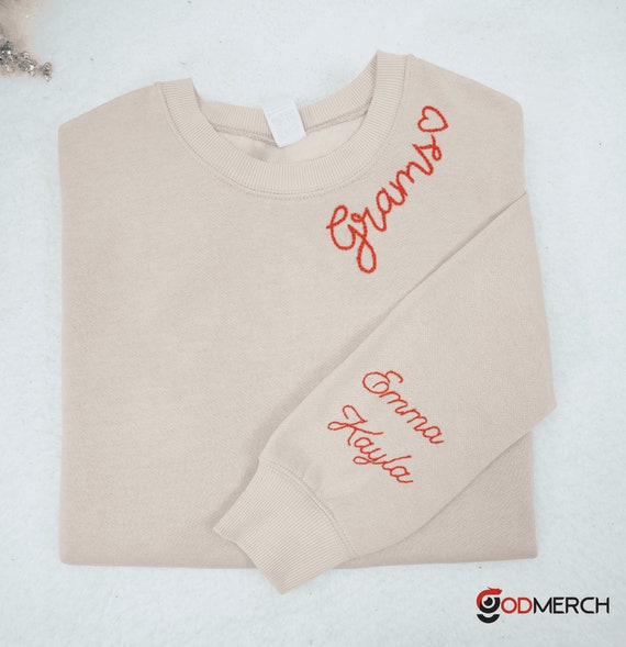 Godmerch Custom Embroidered Sweatshirts