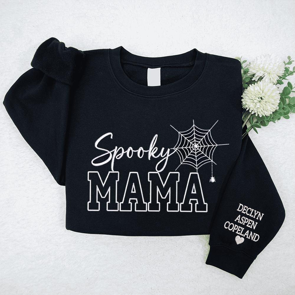 Spooky Mama Spider Web Sweatshirt