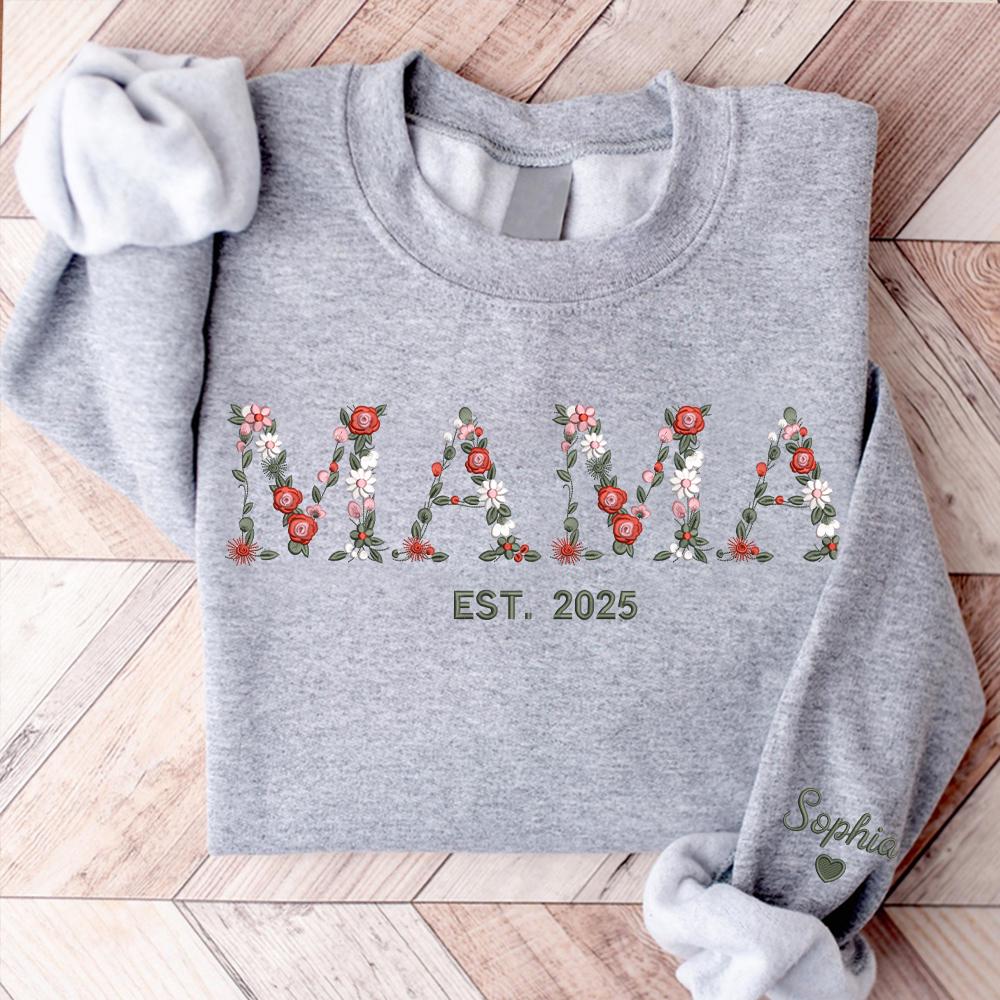 ☺MAMAHAPPY☺ MOM Sweatshirt – Soft & Cozy Pullover for Moms | Cute