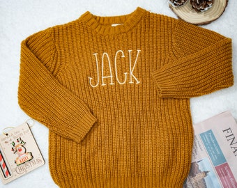 Personalized Embroidered Baby and Toddler Sweater, Adorable Sweater For Babies and Toddlers, Newborns Baby Shower Gift, Baby Announcement