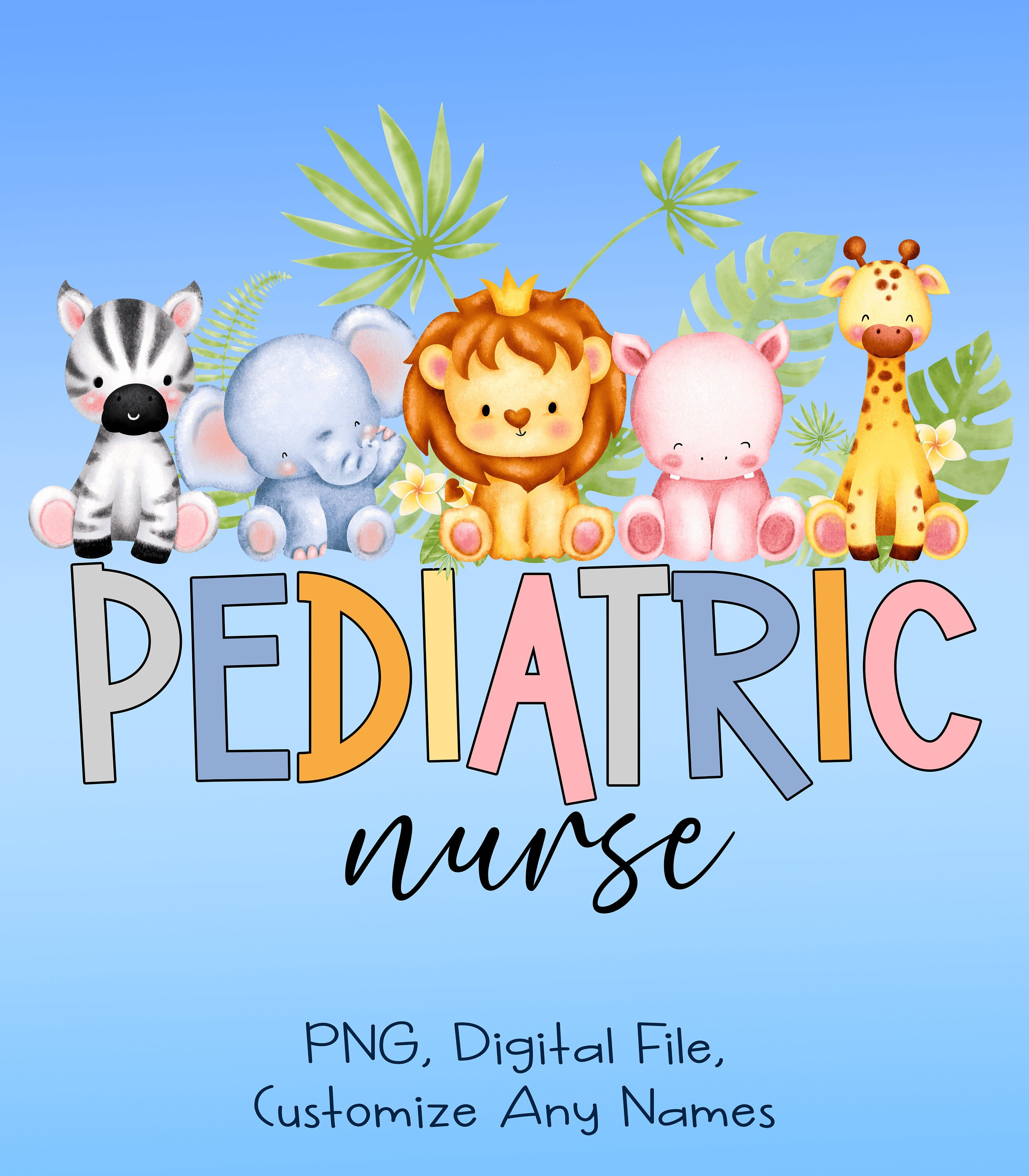 Animal Pediatric Nurse Svg, Peds Svg, PEDS Png Svg