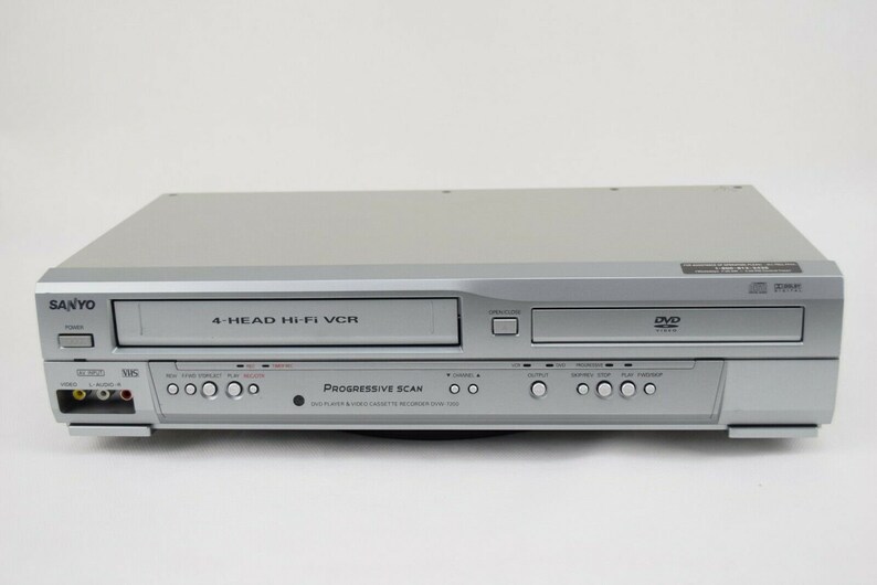 Sanyo DVW7200 DVD VCR Combo Vhs Player Unit no Remote Etsy