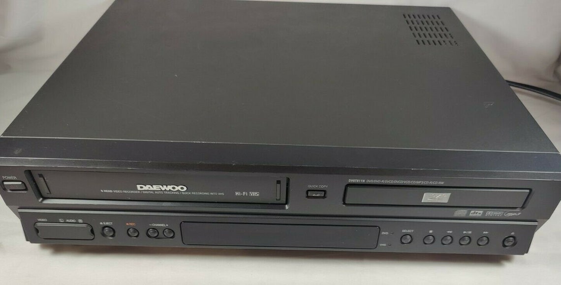 Daewoo DV6T834N DVD/ VCR Combo VHS Video Recorder Player No Etsy