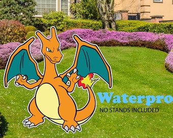 Pokemon Cutouts, Charizard, Pokemon Yard Signs, Pokemon Background, Pokemon Party Theme, Pokemon Event