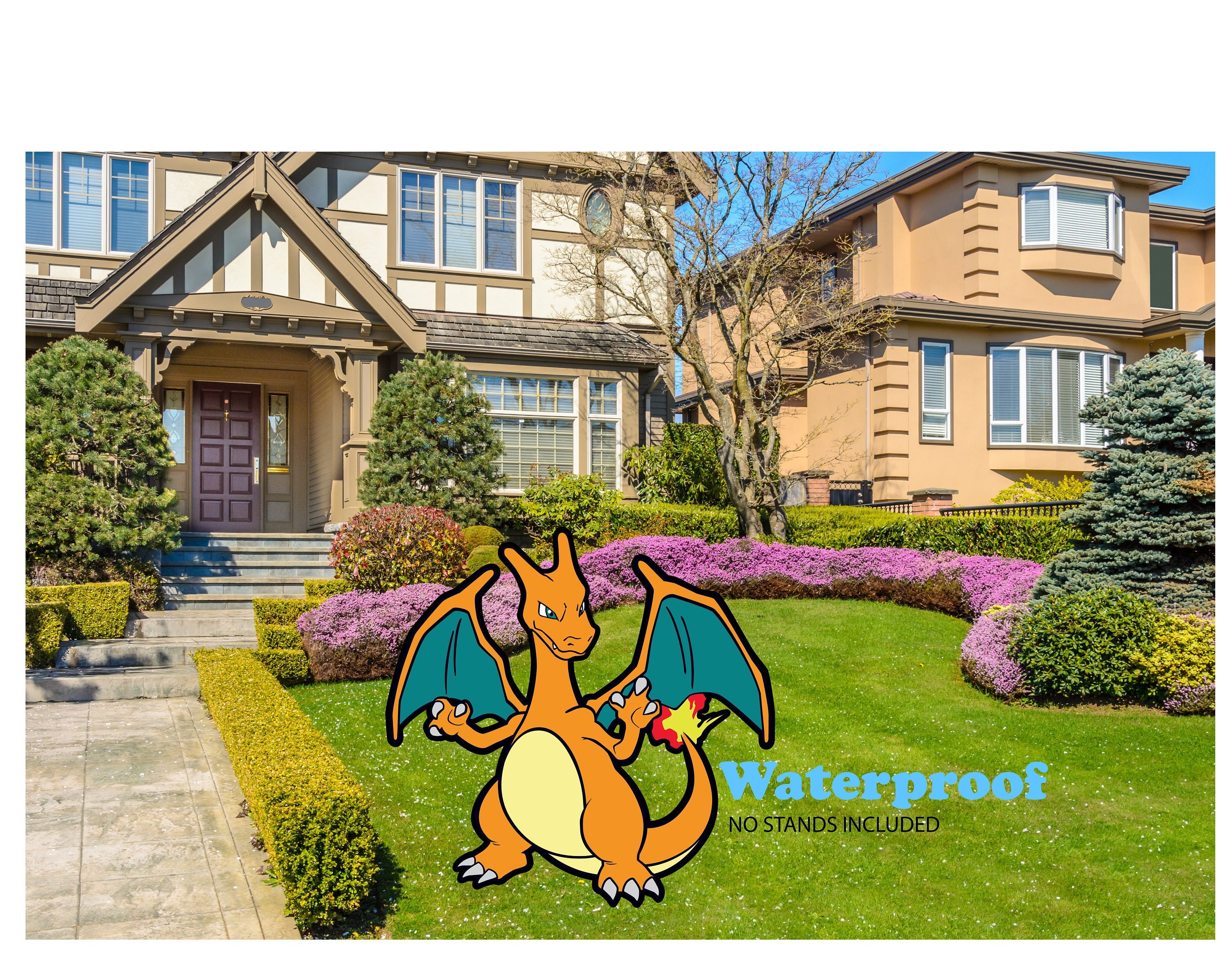 Pokemon Cutouts Charizard Pokemon Yard Signs Pokemon Background Pokemon Party Theme Pokemon Event