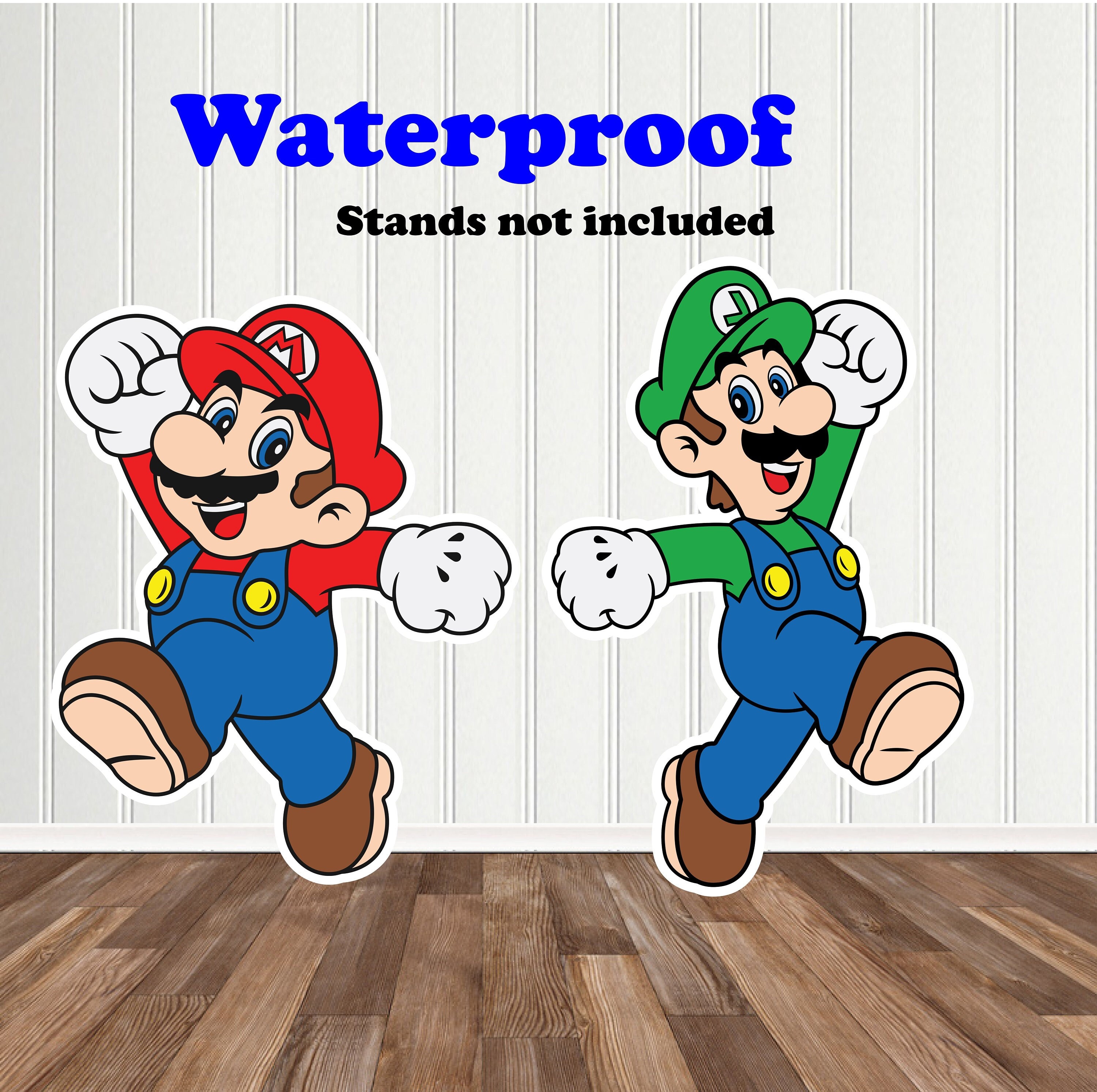 Mario Cutouts, Luigi Cutouts, Mario Theme Party, Mario Event, Mario and ...