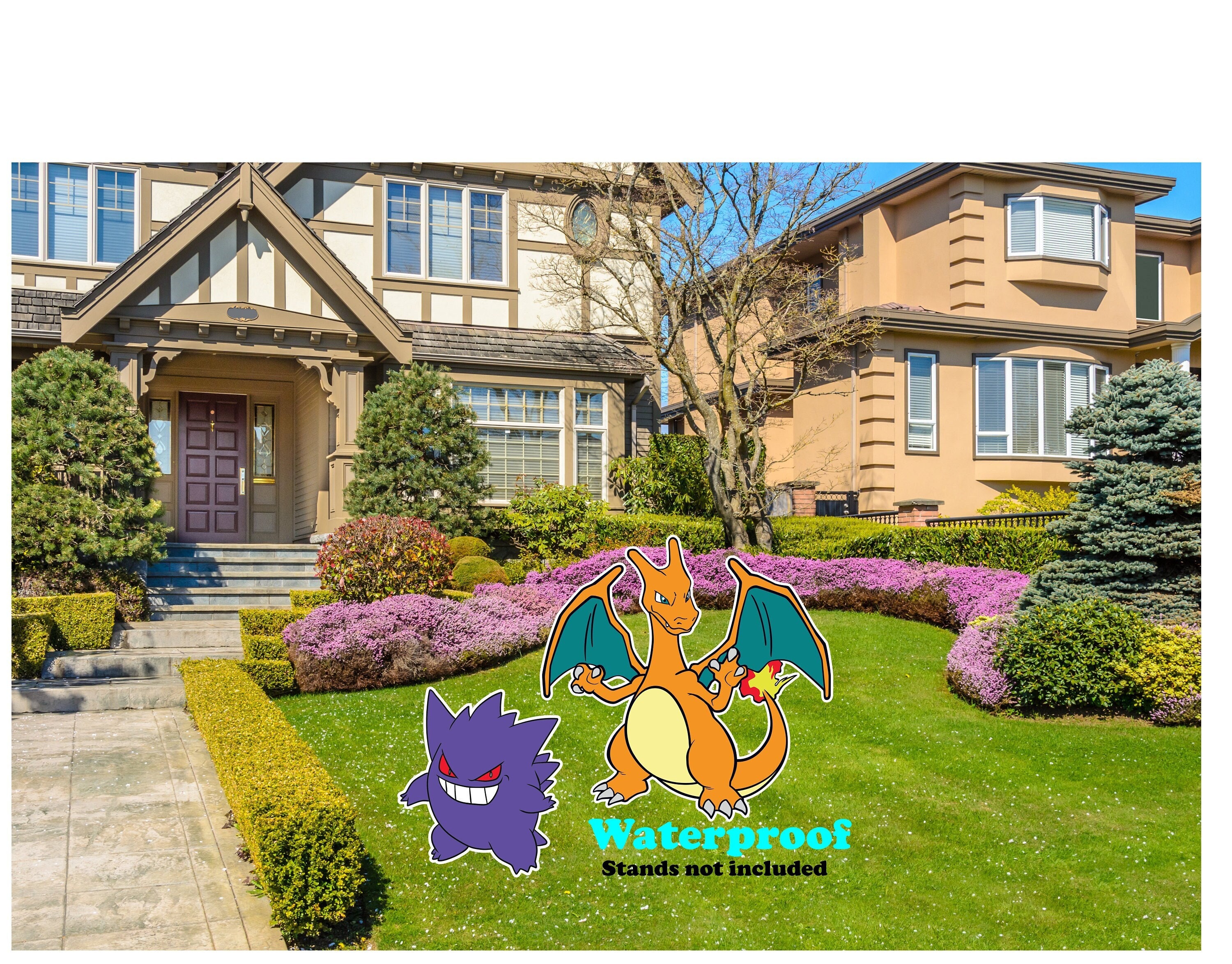Pokemon Cutouts Charizard Gengar Pokemon Yard Signs Pokemon Background Pokemon Party Theme Pokemon Event