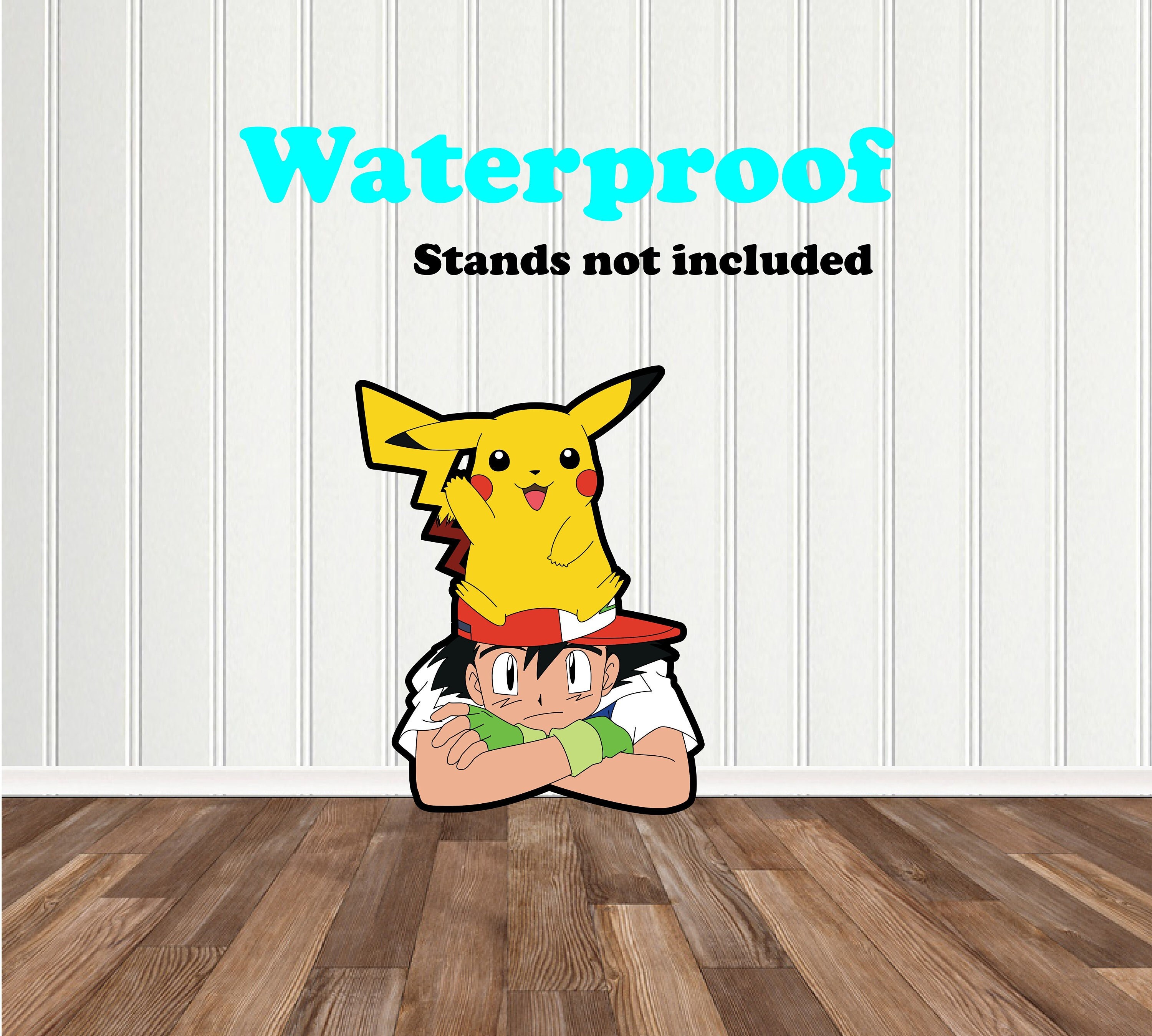 Pokemon Cutouts Ash Ketchum Pikachu Pokemon Yard Signs Pokemon Background Pokemon Party Theme Pokemon Event