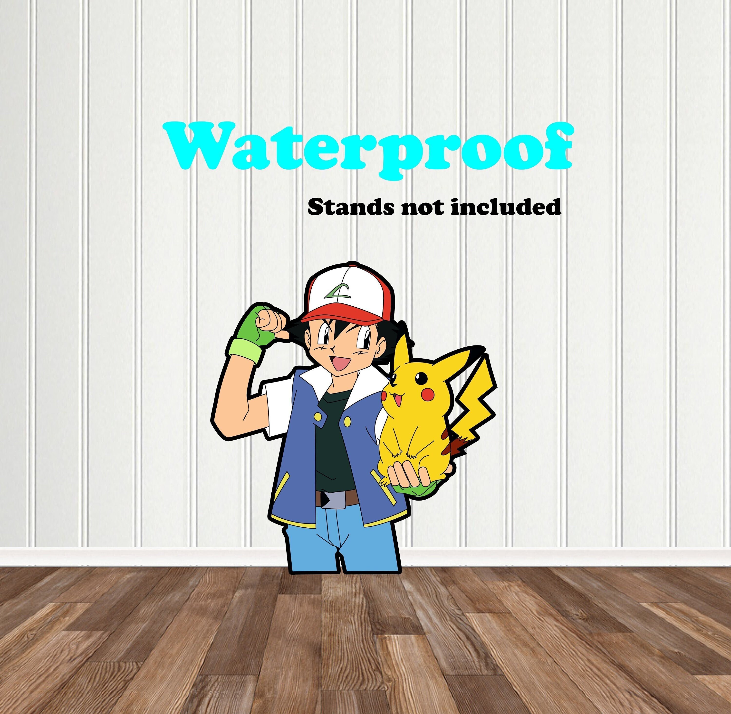 Pokemon Cutouts Ash Ketchum Pikachu Pokemon Yard Signs Pokemon Background Pokemon Party Theme Pokemon Event