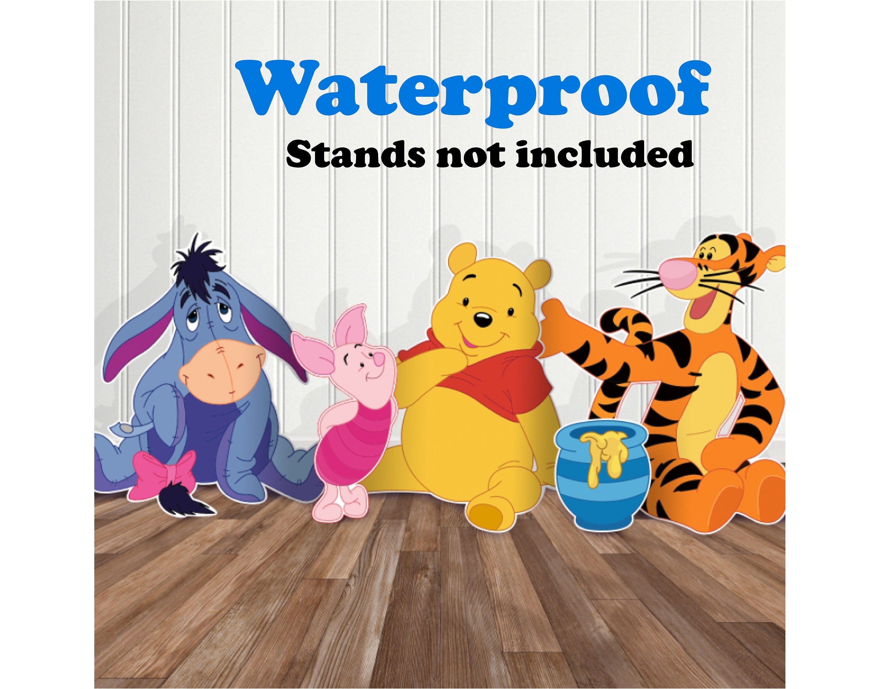 Winnie the Pooh Cutouts Piglet Tigger Eeyore Pooh Yard Signs Pooh Background Pooh Party Theme Pooh Event