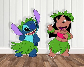 Lilo & Stitch Cutouts, Lilo, Stitch, Lilo Stitch Yard Signs, Lilo and Stitch Background, Lilo and Stitch Party Theme, Lilo and Stitch Event